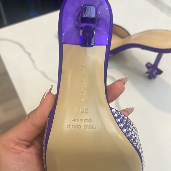 Mach and Mach purple heels - Picture 4 of 4